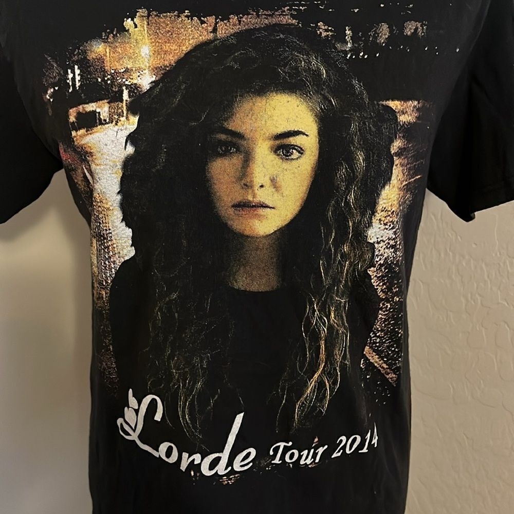 Lorde Music Black Tour 2014 Pullover Graphic Casual Concert Festival - Picture 4 of 9